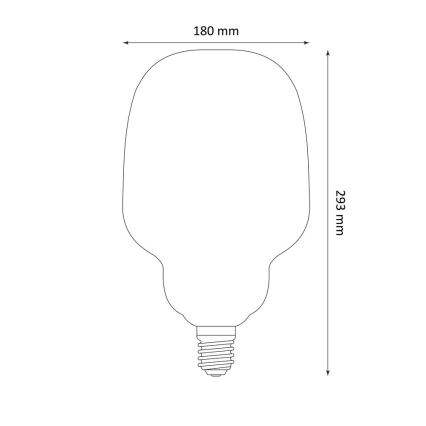 LED Žiarovka DECO VINTAGE S180 E27/4W/230V 1800K