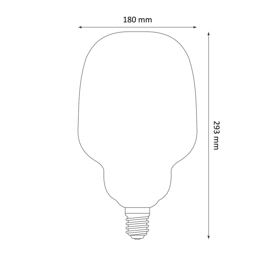 LED Žiarovka DECO VINTAGE S180 E27/4W/230V 1800K