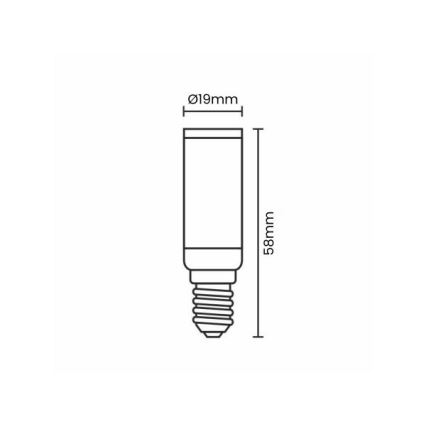 LED Žiarovka E14/4,5W/230V 2800K