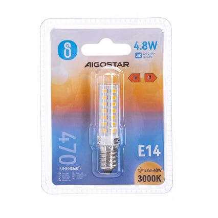 LED Žiarovka E14/4,8W/230V 3000K - Aigostar