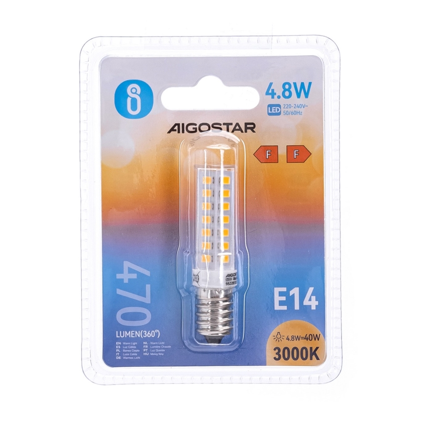 LED Žiarovka E14/4,8W/230V 3000K - Aigostar