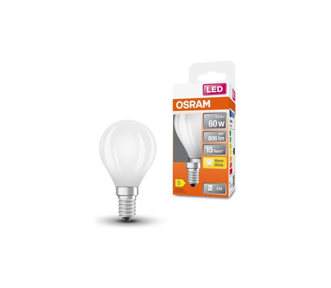 Osram LED Žiarovka E14/5,5W/230V 2700K - Osram