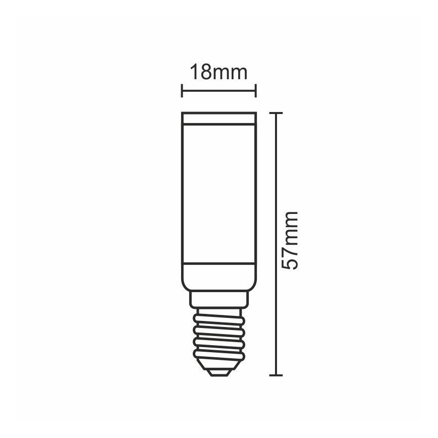 LED Žiarovka E14/5W/230V 2800K