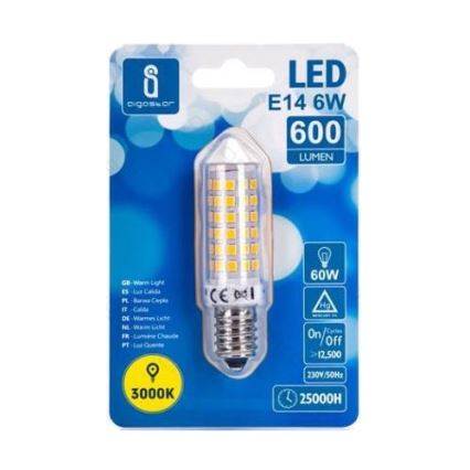 LED Žiarovka E14/6W/230V 3000K - Aigostar