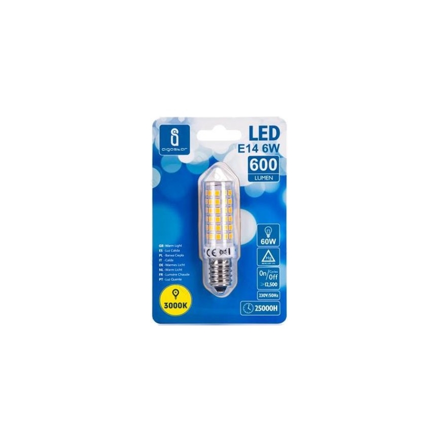 LED Žiarovka E14/6W/230V 3000K - Aigostar