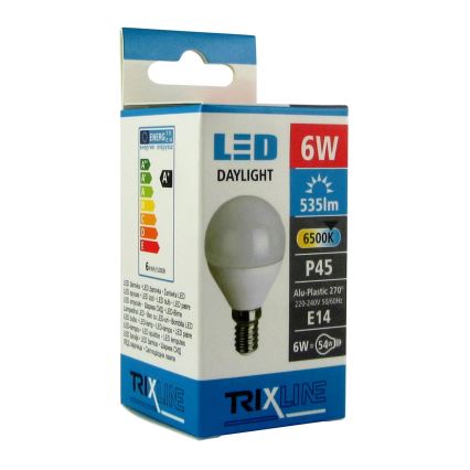 LED Žiarovka E14/6W/230V 6500K