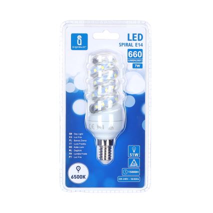 LED Žiarovka E14/7W/230V 6500K - Aigostar