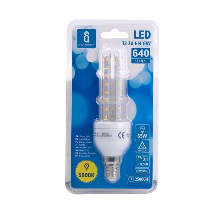 LED Žiarovka E14/8W/230V 3000K - Aigostar