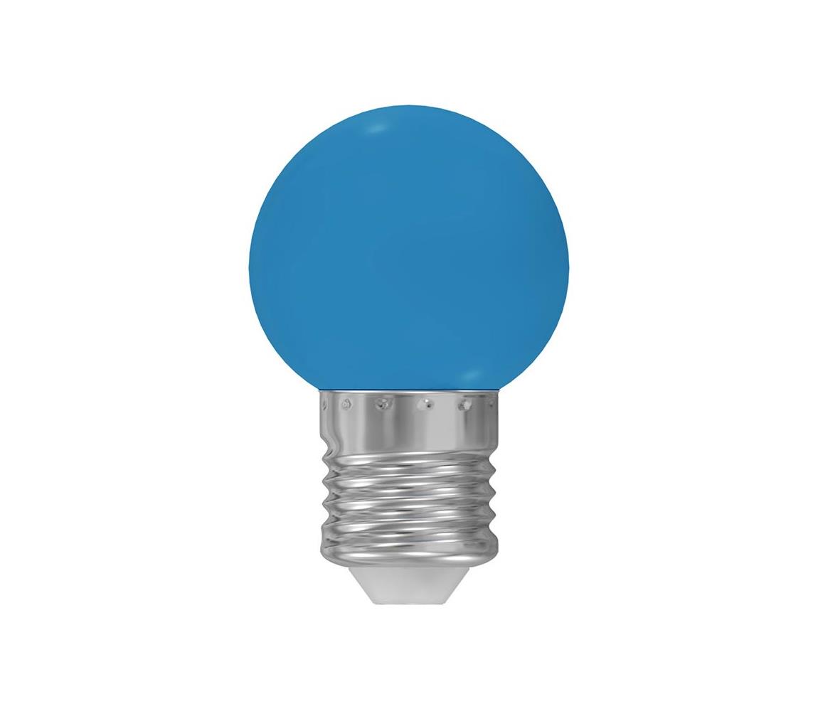 LED žiarovka E27, 1 W, 230 V, 5500–6500 K, modrá 11797