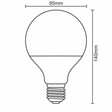 LED Žiarovka E27/18W/165-265V 3000K