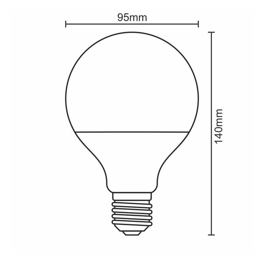 LED Žiarovka E27/18W/165-265V 3000K