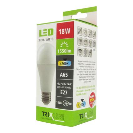 LED Žiarovka E27/18W/230V 4200K