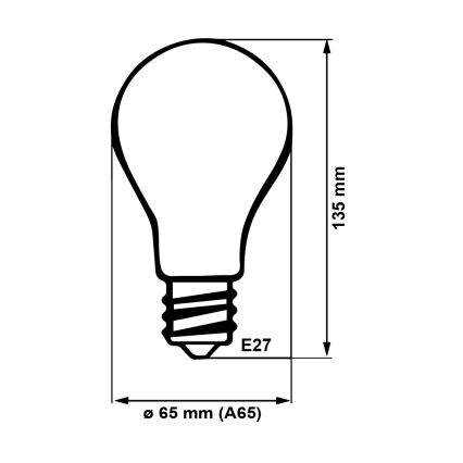 LED Žiarovka E27/18W/230V 4200K