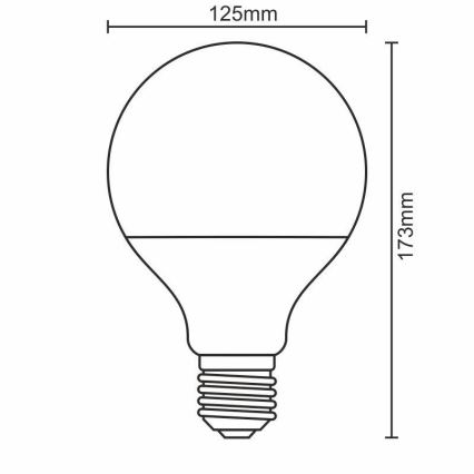 LED Žiarovka E27/20W/165-265V 3000K