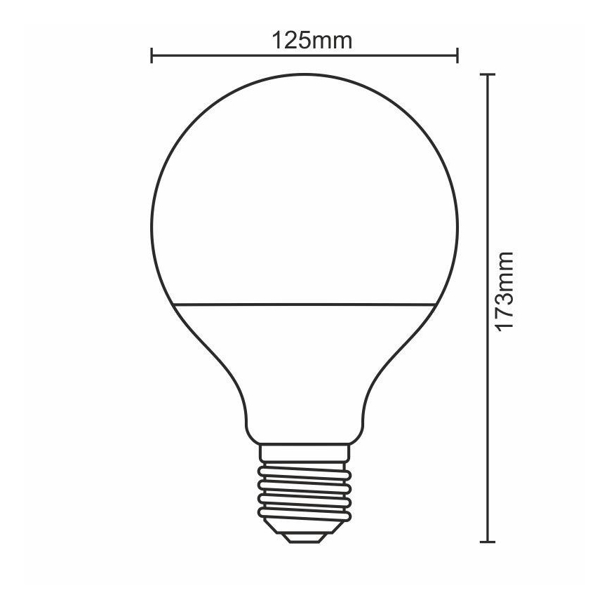 LED Žiarovka E27/20W/165-265V 4000K