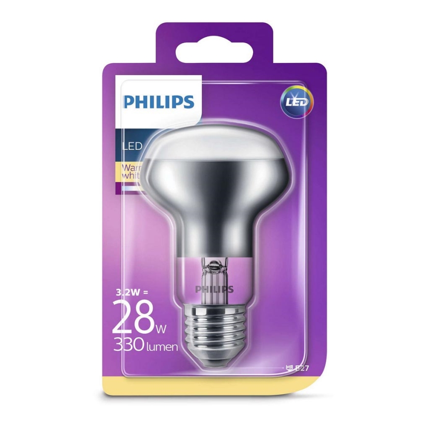 LED Žiarovka E27/3,2W/230V 2700K - Philips