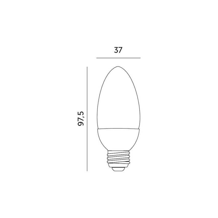 LED Žiarovka E27/7W/230V 3000K