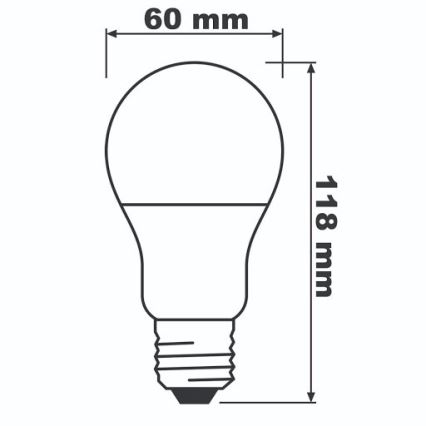 LED Žiarovka ECO E27/13W/230V 2700K 1521lm