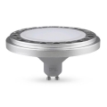 LED Žiarovka ECOLINE AR111 GU10/15W/230V 3000K 120° strieborná - Brilagi