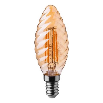 LED Žiarovka FILAMENT AMBER E14/4W/230V 2200K