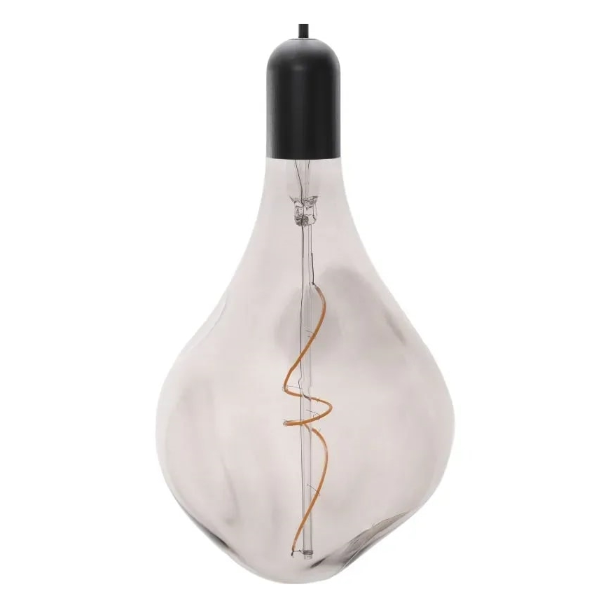 LED Žiarovka FILAMENT BUMPED SMOKE ET160 E27/4W/230V 2000K