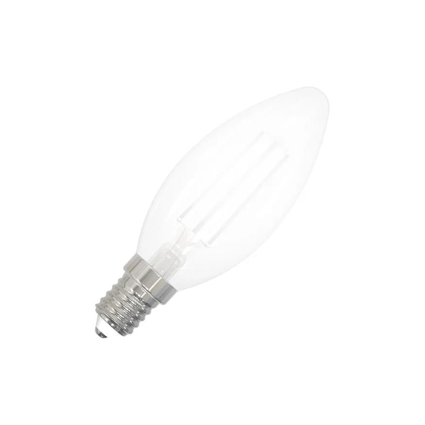 LED Žiarovka BIELY FILAMENT C35 E14/4,5W/230V 4000K