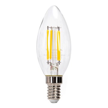 LED Žiarovka FILAMENT C35 E14/8W/230V 2700K - Aigostar