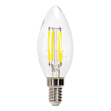 LED žiarovka FILAMENT C35 E14/8W/230V 6500K - Aigostar