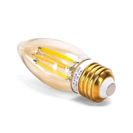 LED Stmievateľná žiarovka FILAMENT MESH Smart C35 E27/4,5W/230V 2700-6500K - Aigostar