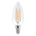 LED Žiarovka FILAMENT C37 E14/6W/230V 3000K