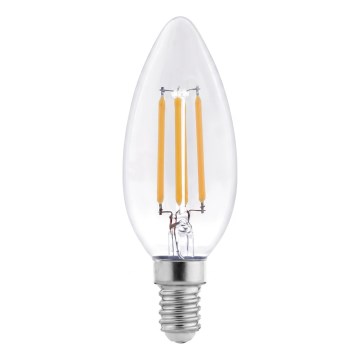 LED Žiarovka FILAMENT C37 E14/6W/230V 4000K