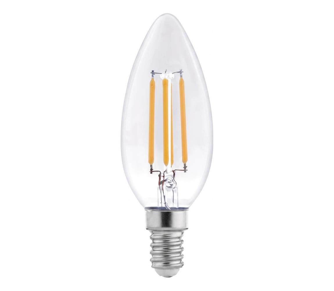 LED Žiarovka FILAMENT C37 E14/6W/230V 4000K ZLF723