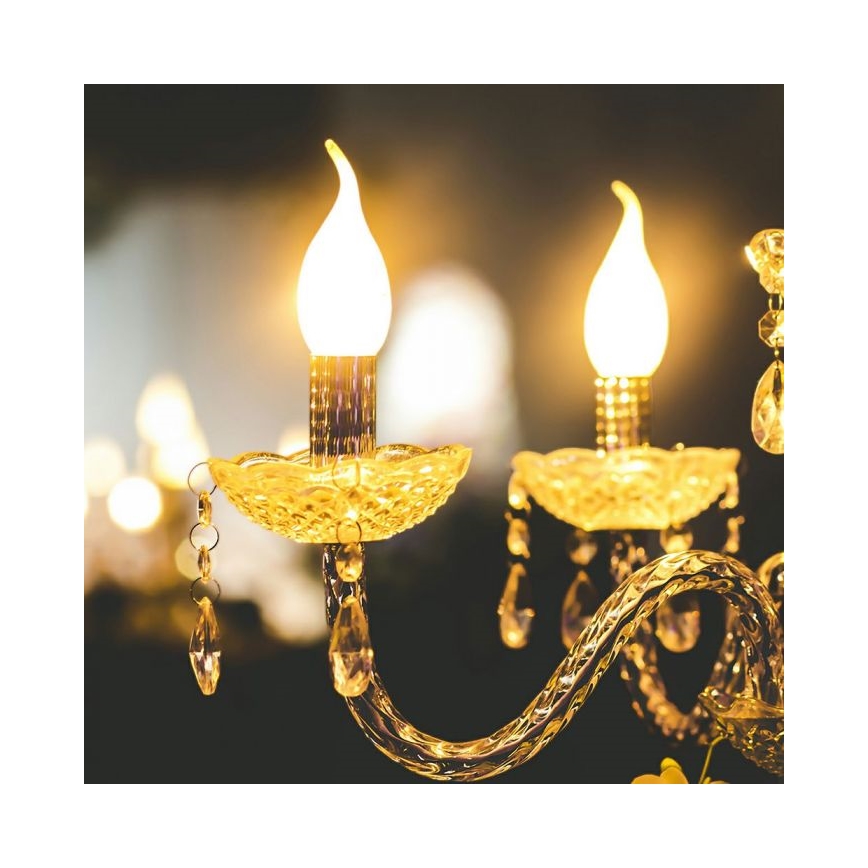 LED žiarovka FILAMENT E14/4W/230V 3000K