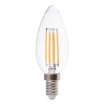 LED Žiarovka FILAMENT E14/4W/230V 6500K