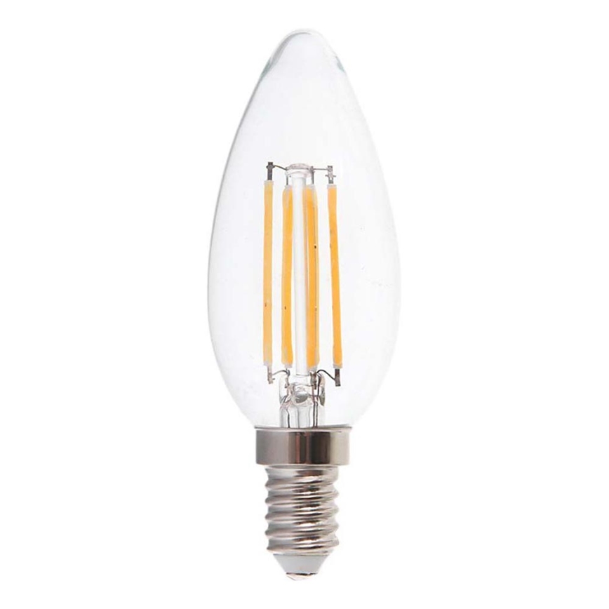 LED Žiarovka FILAMENT E14/4W/230V 6500K