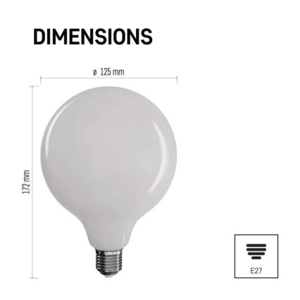 LED Žiarovka FILAMENT E27/18W/230V 2700K