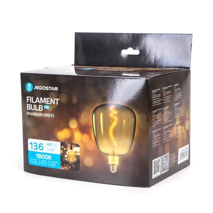 LED Žiarovka FILAMENT E27/4W/230V 1800K - Aigostar