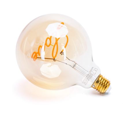 LED Žiarovka FILAMENT E27/4W/230V 1800K love - Aigostar