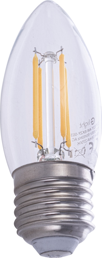 LED Žiarovka FILAMENT E27/4W/230V 2700K