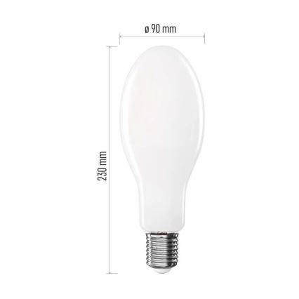 LED Žiarovka FILAMENT ED90 E40/36W/230V 4000K 6000 lm