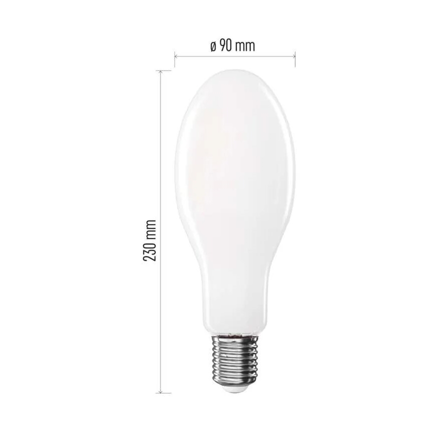 LED Žiarovka FILAMENT ED90 E40/36W/230V 4000K 6000 lm