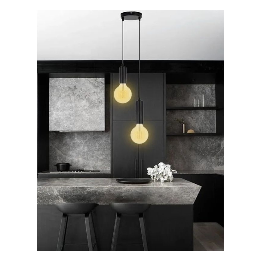 LED Žiarovka BIELY FILAMENT G125 E27/13W/230V 3000K