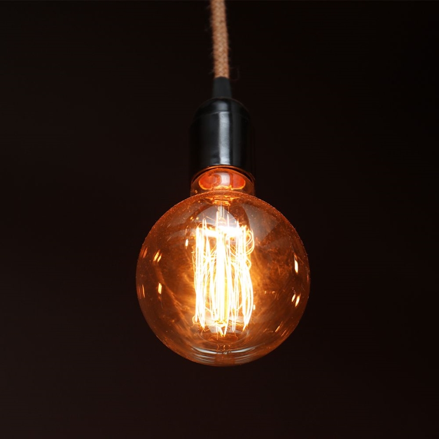 LED Žiarovka FILAMENT G125 E27/4W/230V 1800K Art Edition