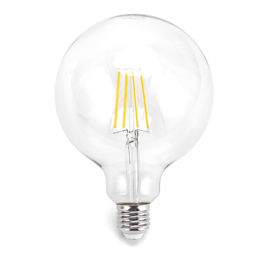 LED Žiarovka FILAMENT G125 E27/6W/230V 2700K - Aigostar