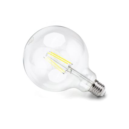 LED Žiarovka FILAMENT G125 E27/8W/230V 6500K - Aigostar