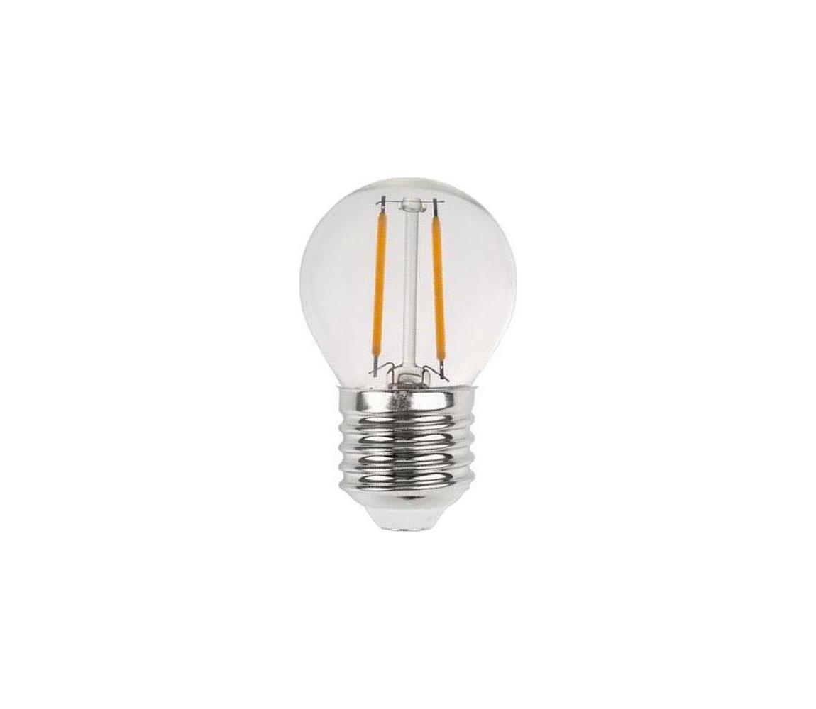 LED Žiarovka FILAMENT G45 E27/2W/230V 3000K ZLF815