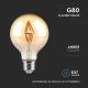 LED Žiarovka FILAMENT G80 E27/4W/230V 2200K