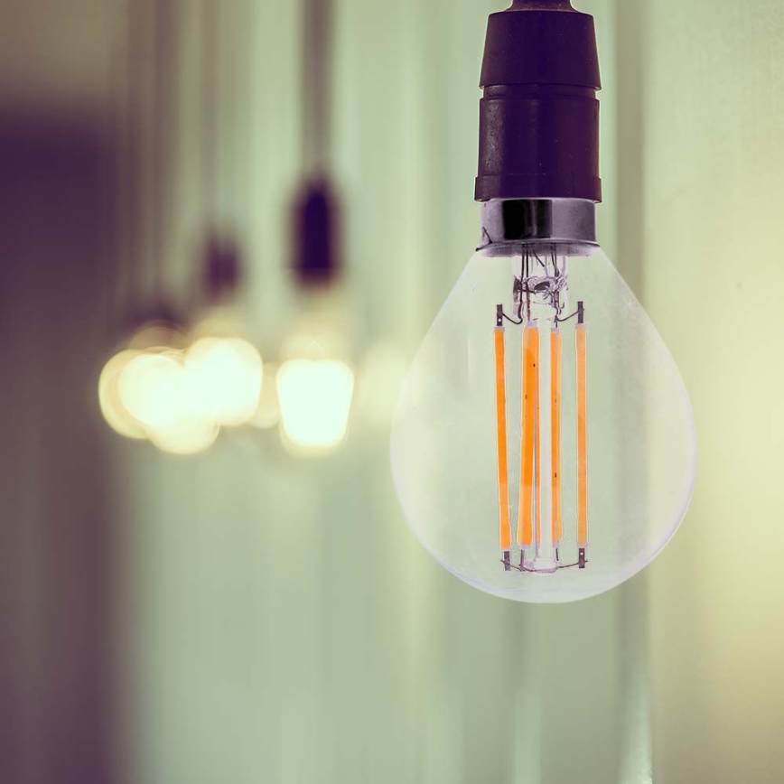 LED Žiarovka FILAMENT P45 E14/6W/230V 6500K