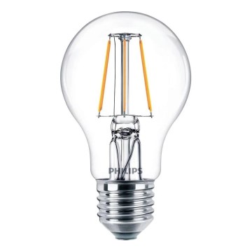 LED žiarovka FILAMENT Philips E27/4,3W/230V 4000K