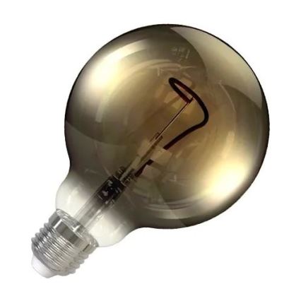 LED Žiarovka FILAMENT SHAPE G95 E27/4W/230V 1800K dymová